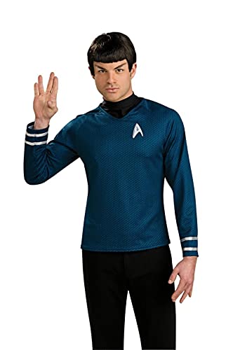 Rubie's Offizielle Star Trek Classic Spock Perücke, Einheitsgröße Schwarz von Rubies