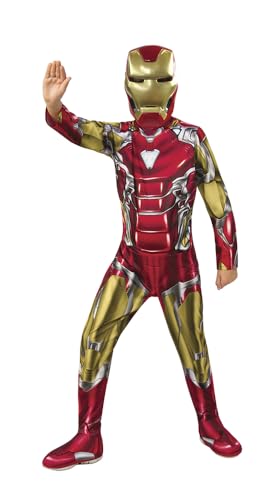 Rubie's Offizielles Kostüm Iron Man, Avengers Endgame, klassisch, Kindergröße S, 3-4 Jahre, Körpergröße 117 cm von Rubie's