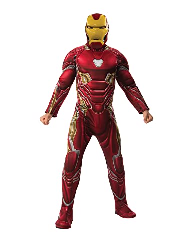 Rubie's Offizielles Avengers Endgame Iron Man luxuriöses Herrenkostüm, mehrfarbig, M Halloween Rubie's Offizielles Avengers Endgame Iron Man luxuriöses Herrenkostüm, mehrfarbig, M Halloween von Rubie's