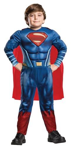Rubie's 640813M 's Official DC Justice League Deluxe Superman Kinder Kostüm, Blau Halloween Rubie's 640813M 's Official DC Justice League Deluxe Superman Kinder Kostüm, Blau Halloween von Rubie's