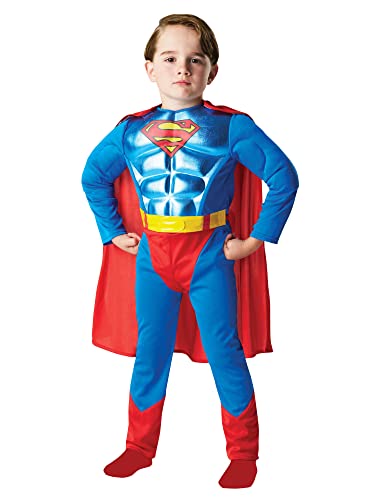 Rubie's Offizielles Dc Comics Batman Metallic-Brust Superman Kinderkostüm - L Halloween von Rubie's