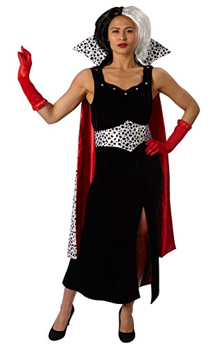 Rubie's Offizielles Disney-Kostüm Cruella De Vil, Grand Heritage, 101 Dalmatiner, Damen, Erwachsenenverkleidung, Größe L von Rubie´s