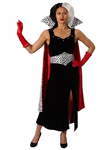 Rubie's Offizielles Disney-Kostüm Cruella De Vil, Grand Heritage, 101 Dalmatiner, Damen, Erwachsenenverkleidung, Größe M von Rubie´s