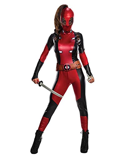Deadpool Girl Deadpool Superhelden Damenkostüm Rubie's, Gr. 10-14 (L) Deadpool Girl Deadpool Superhelden Damenkostüm Rubie's, Gr. 10-14 (L) von Rubie's