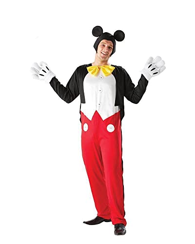 Rubie's Offizielles Disney-Kostüm Micky Maus, für Erwachsene, Standardgröße Rubie's Offizielles Disney-Kostüm Micky Maus, für Erwachsene, Standardgröße von Rubie's
