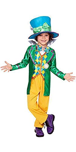 Rubie's Offizielles Disney-Kostüm Verrückter Hutmacher, Jungen, Alice im Wunderland, Größe L von Rubie's