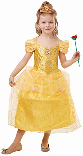 Rubie's Offizielles Disney Prinzessin Belle Mädchen Kostüm Glitzer und Glitzer von Rubie´s