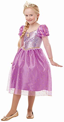 Rubie's 300165 5-6 Offizielles Disney Prinzessin Rapunzel Verwirrter Glitzer und Glitzer Mädchen Kostüm von Rubies