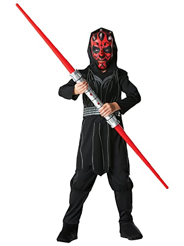 Rubie's Official 881216S Disney Star Wars Darth Maul-Kostüm für Kinder, Größe M, Alter 5 - 6 Jahre von Rubie's