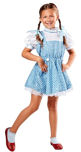 Rubie's Offizielles Dorothy-Kostüm, Der Zauberer von Oz, für Mädchen, mit Pailletten-Besatz, kleine Größe Halloween Rubie's Offizielles Dorothy-Kostüm, Der Zauberer von Oz, für Mädchen, mit Pailletten-Besatz, kleine Größe Halloween von Rubie's