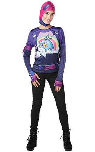 Rubies 300192XS Brite Bomber Kostüm, Unisex – Erwachsene, Mehrfarbig, XS von Rubie's