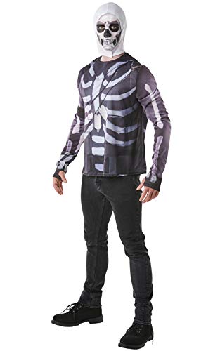 Rubie's - Offizielles Fortnite Skull Trooper Kostüm Set, Gaming Skin Schwarz Size Large, Chest 42-44 Inch Rubie's - Offizielles Fortnite Skull Trooper Kostüm Set, Gaming Skin Schwarz Size Large, Chest 42-44 Inch von Rubie´s