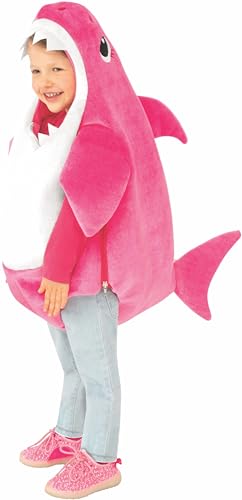 Rubies Offizielles Mommy Shark Kinderkostüm, spielt die Baby-Hai-Melodie ab, mehrfarbig, Säugling von Rubies