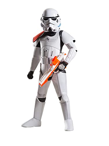 Rubie's Offizielles Kinder-Kostüm Disney Star Wars Super Deluxe Stormtrooper – Größe: M von Rubie's