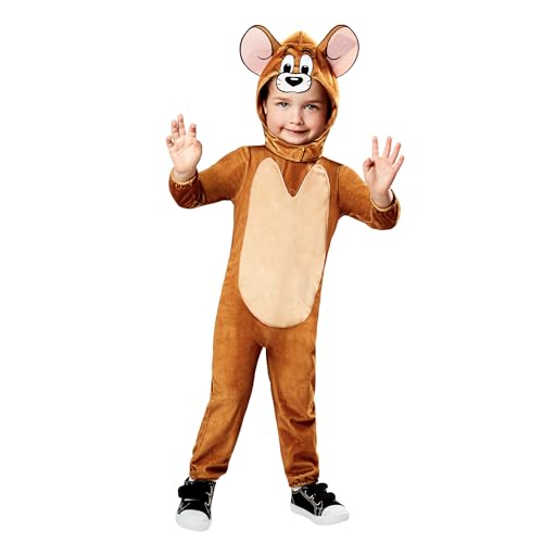 Rubies Offizielles Kleinkind-Kostüm „Tom und Jerry, Jerry“, Kleinkind-Kostüm, Größe 3–4 Jahre Rubies Offizielles Kleinkind-Kostüm „Tom und Jerry, Jerry“, Kleinkind-Kostüm, Größe 3–4 Jahre von Rubies
