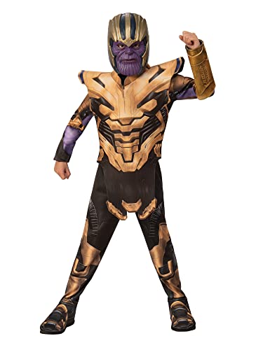 Rubie's Offizielles Kostüm Thanos, Avengers Endgame, klassisch, Kindergröße M, 5-7 Jahre, Körpergröße 132 cm Halloween Rubie's Offizielles Kostüm Thanos, Avengers Endgame, klassisch, Kindergröße M, 5-7 Jahre, Körpergröße 132 cm Halloween von Rubie's