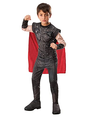Rubie's Offizielles Kostüm Thor, Avengers Endgame, klassisch, Kindergröße S, 3-4 Jahre, Körpergröße 117 cm von Rubie's