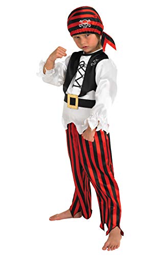 Rubie's Official, Kinderkostüm, lumpiger Pirat, für Jungen - Faschingskostüm, 128 cm - Groß, 7-8 Jahre. Halloween Rubie's Official, Kinderkostüm, lumpiger Pirat, für Jungen - Faschingskostüm, 128 cm - Groß, 7-8 Jahre. Halloween von Rubie's