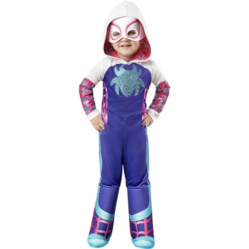 Rubie's Offizielles Luxus-Kostüm Ghost Spider, Marvels Spider-Man und seine außergewöhnlichen Freunde, für Kleinkinder, Kinderverkleidung, 3-4 Jahre Halloween Rubie's Offizielles Luxus-Kostüm Ghost Spider, Marvels Spider-Man und seine außergewöhnlichen Freunde, für Kleinkinder, Kinderverkleidung, 3-4 Jahre Halloween von Rubie's