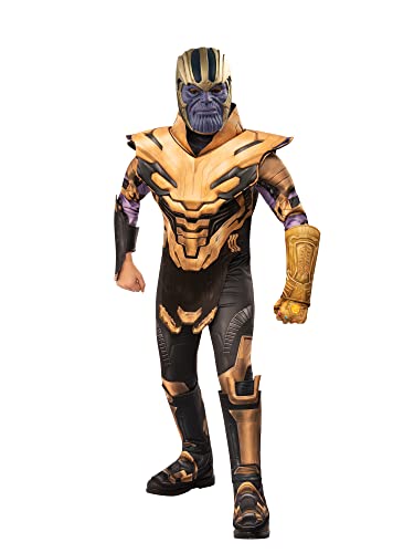 Rubie's Offizielles Luxuskostüm Thanos, Avengers Endgame, Kindergröße L, 8-10 Jahre, Körpergröße 147 cm Halloween Rubie's Offizielles Luxuskostüm Thanos, Avengers Endgame, Kindergröße L, 8-10 Jahre, Körpergröße 147 cm Halloween von Rubie's