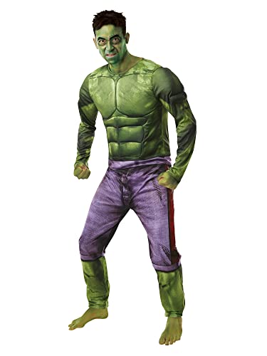 Rubie's Offizielles Luxuskostüm The Hulk, Disney Marvel, Superheld, für Erwachsene, Herren, Standardgröße/Größe M Halloween Rubie's Offizielles Luxuskostüm The Hulk, Disney Marvel, Superheld, für Erwachsene, Herren, Standardgröße/Größe M Halloween von Rubie's