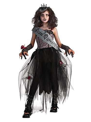 Rubie's Official Goth-Abschlussballköniginnenkostüm für Mädchen, Größe XL, Mehrfarbig Halloween Rubie's Official Goth-Abschlussballköniginnenkostüm für Mädchen, Größe XL, Mehrfarbig Halloween von Rubie's
