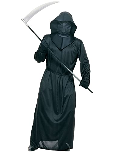 Rubies Kostüm Halloween Concepts Robe mit Netzmaske, schwarz, Standard, Schwarz, Einheitsgre von Rubie's