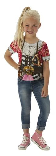 Rubie 's Offizielles Pirate Girl T-Shirt Buch Woche Kinder-Kostüm von Rubie's