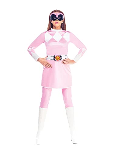Rubie's Offizielles Power Ranger Kostüm für Damen, Superhelden-Rangers, Größe XS, Pink von Rubie's