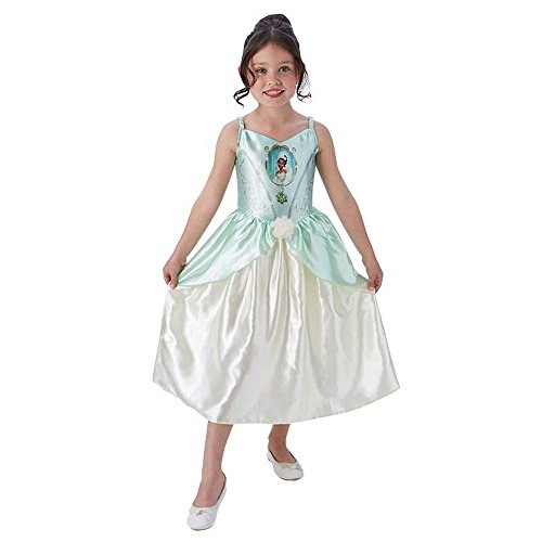 Rubies Offizielles Tiana Mädchen-Kostüm, Disney-Prinzessinnen-Märchenbuch, Kinderkostüm Rubies Offizielles Tiana Mädchen-Kostüm, Disney-Prinzessinnen-Märchenbuch, Kinderkostüm von Rubie's