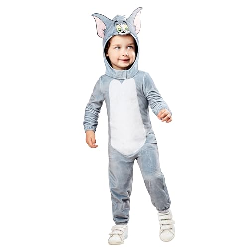 Rubies Offizielles Tom und Jerry, Tom-Kleinkindkostüm, Kleinkind-Kostüm, Größe 3–4 Jahre Rubies Offizielles Tom und Jerry, Tom-Kleinkindkostüm, Kleinkind-Kostüm, Größe 3–4 Jahre von Rubies