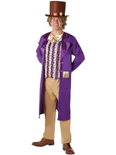 Rubie‘s Official Kostüm für Erwachsene aus Willy Wonka und die Schokoladenfabrik, Größe XL von Rubie's