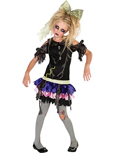 Rubie's Offizielles Zombie-Mädchen-Kostüm für Mädchen, Größe L von Rubie's