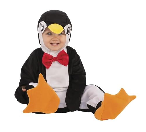 Rubie's Pinguin Kostüm Baby Baby Unisex 12-18 Monate, mehrfarbig, 300727-12-18M von Rubie's