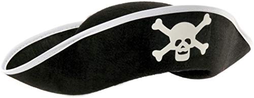 Rubie's Piratenhut Filz Hut Pirat Totenkopf Kinder Erwachsene Karneval Fasching Halloween Verkleiden Rubie's Piratenhut Filz Hut Pirat Totenkopf Kinder Erwachsene Karneval Fasching Halloween Verkleiden von Rubie's