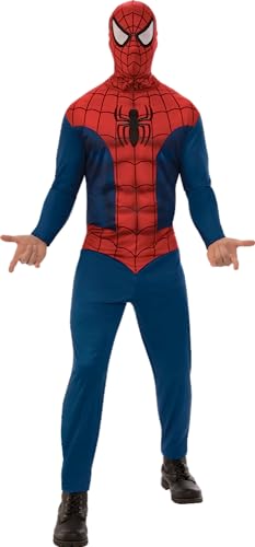 RUBIES 820958-M Spiderman kostüm, Herren, Größe M von SPIDER-MAN