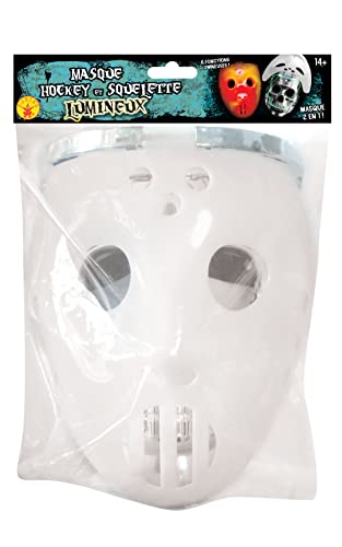 Rubies – 156295 – Maske Halloween beleuchtet Skelett, One Size von Rubies