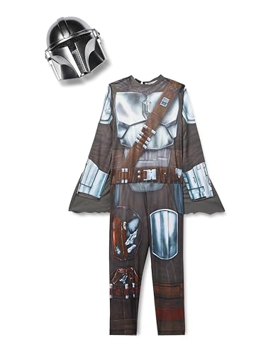 Rubies 702773-S Klassisches Kinderkostüm Mandalorian, Grau/Braun, Größe S Rubies 702773-S Klassisches Kinderkostüm Mandalorian, Grau/Braun, Größe S von Rubie's