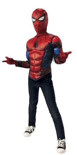 Rubie's Muskelbrust-Kostüm Spiderman mit Accessoires, Avengers, Marvel, Superhelden (40321) von Rubie's