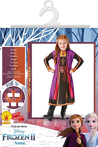 Rubie's - Offizielles Kostüm – Anna Die Eiskönigin 2, Kinder, I-300469M, Größe M, 5 bis 6 Jahre von Rubie’s