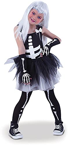 Rubie's - Kostüm Tutu Skelett – Halloween, Kinder, S8713FRL, Größe L, 7 bis 8 Jahre von Rubie’s