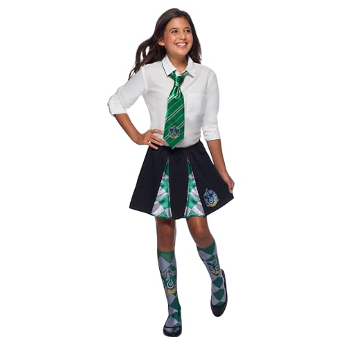 Rubie's Official Harry Potter Slytherin Deluxe-Krawatte, Kostümzubehör für Kinder und Erwachsene, Einheitsgröße, Alter ab 6 Jahren von Rubie's
