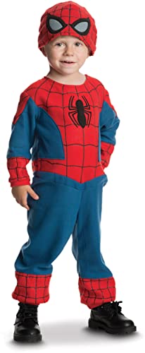 Rubies – Marvel Offizielles – Kostüm für Kinder, klassisches Spider-Man – 2/3 Jahre – Kostüm mit Overall + Mütze. Für Karneval, Halloween, Geburtstag Rubies – Marvel Offizielles – Kostüm für Kinder, klassisches Spider-Man – 2/3 Jahre – Kostüm mit Overall + Mütze. Für Karneval, Halloween, Geburtstag von RUBIE'S