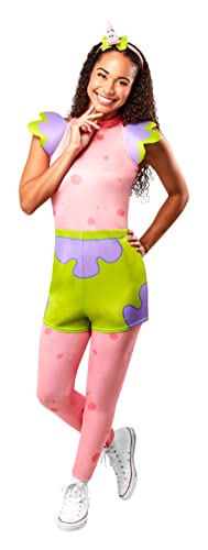 Rubie's SpongeBob Schwammkopf für Damen, Patrick-Kostüm, Größe L Rubie's SpongeBob Schwammkopf für Damen, Patrick-Kostüm, Größe L von Rubie's