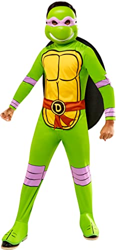 Rubie's Teenage Mutant Ninja Turtles Donatello-Kostüm für Kinder, Jumpsuit, Muschel und Halbmaske, wie abgebildet, Größe XS Rubie's Teenage Mutant Ninja Turtles Donatello-Kostüm für Kinder, Jumpsuit, Muschel und Halbmaske, wie abgebildet, Größe XS von Rubie's