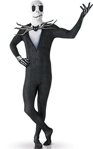 Rubie's The Nightmare Before Christmas 2nd Skin Jack Skellington Kostüm schwarz XL Rubie's The Nightmare Before Christmas 2nd Skin Jack Skellington Kostüm schwarz XL von Rubie's
