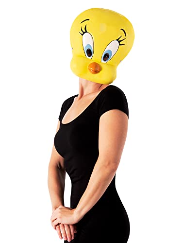 Rubie‘s Official Warner Bros. Space Jam 2 Tweety-Maske, Cartoon-Kostüm-Accessoire für Erwachsene von Rubie's