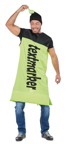 PartyXPeople Witziges Kostüm Textmarker gelb | unisex | Karneval Fasching | Robe mit Mütze | Costume Highlighter neon gelb 14232-L PartyXPeople Witziges Kostüm Textmarker gelb | unisex | Karneval Fasching | Robe mit Mütze | Costume Highlighter neon gelb 14232-L von PartyXPeople