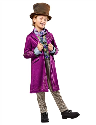 Rubie's Wonka Movie Willy Wonka Kostüm für Jungen, komplettes Kostüm, Größe S Rubie's Wonka Movie Willy Wonka Kostüm für Jungen, komplettes Kostüm, Größe S von Rubie's