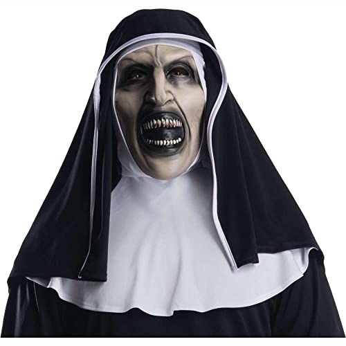 Rubie's Zubehör für Erwachsenen-Kostüm Horror, offiziell – Maske der Nonne aus PVC und Kopfschmuck – Einheitsgröße – für Halloween-Kostüm für Erwachsene Rubie's Zubehör für Erwachsenen-Kostüm Horror, offiziell – Maske der Nonne aus PVC und Kopfschmuck – Einheitsgröße – für Halloween-Kostüm für Erwachsene von Rubie's